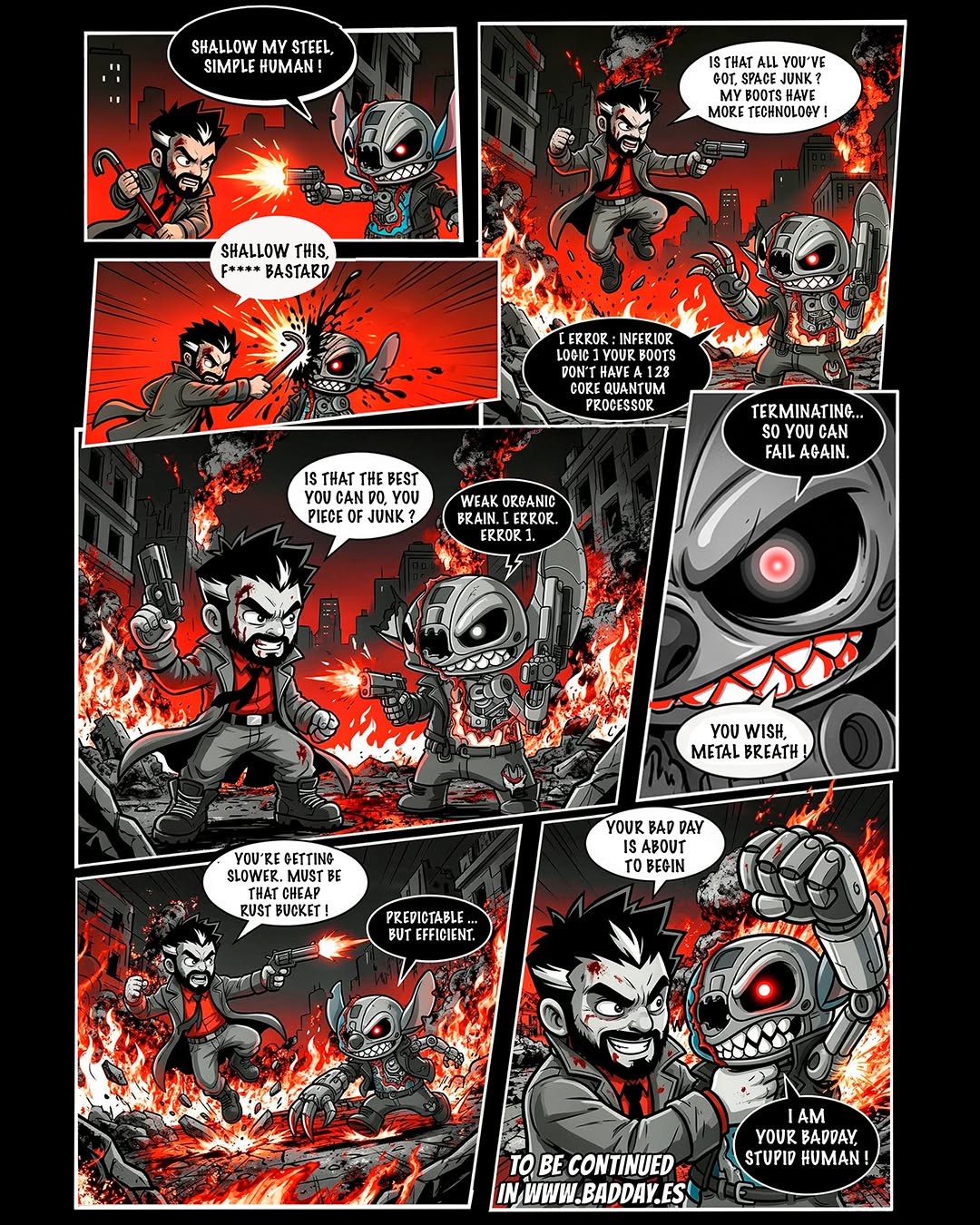 Viñeta Cyborg